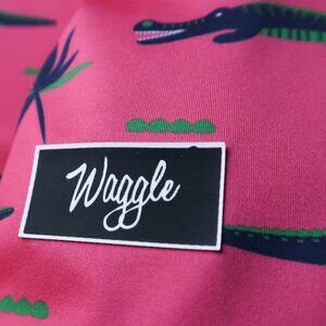 Waggle Pink Gator Stretch Polo (M) NICE!! ⛳️